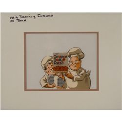 Cinnamon Toast Crunch Ad Orig Production Cel & Drawing