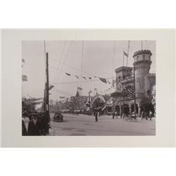 Coney Island Luna Park Print from an Early 1907 Photo