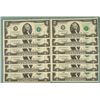 Image 1 : 12 Consec # $2 Bills G Mint Chicago Notes CU 2003 A