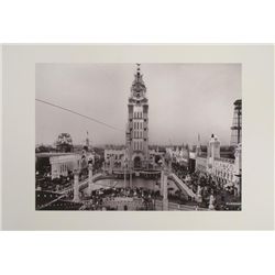 Coney Island Dreamland Print from an Early 1907 Photo