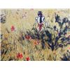 Image 2 : Signed LE Art Print Stylized SPRING FLOWERS Landscape