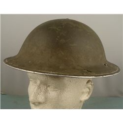 BRITISH WWII STEEL POT TYPE II COMBAT HELMET