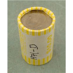 1971-D Bank Roll Kennedy Halves Half Dollars Coins UNC