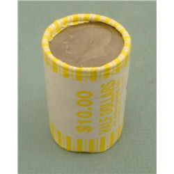 1986-D Bank Roll Kennedy Halves Half Dollars Coins UNC