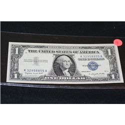 1957-A Silver Certificate, Blue Seal, #K32958855A