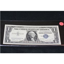 1957-A Silver Certificate, Blue Seal, #K32958852A
