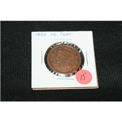 1854 Lrg one cent