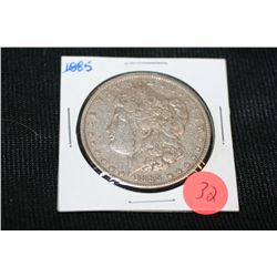1885 Silver Morgan one dollar