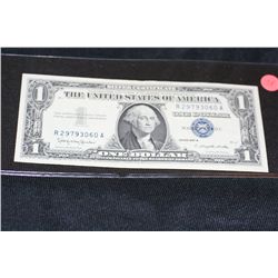 1957-B Silver Certificate, Blue Seal, #R29793060A