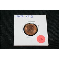 1909 Wheat Back penny, VDB