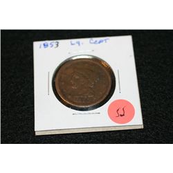 1853 Lrg one cent