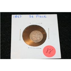 1853 Three cent piece