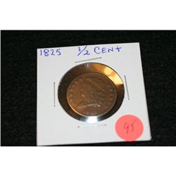 1825 Bust Liberty Half Cent