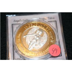 Angel's Ladies Ranch limited edition two tone $10 silver state brothel token