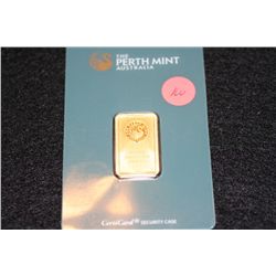 Perth Mint Australia Gold Ingot 10 gram 99.99%