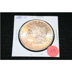 1881-O Silver Morgan one dollar