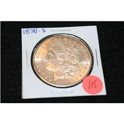 1878-S Silver Morgan one dollar