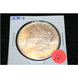 1878-S Silver Morgan one dollar