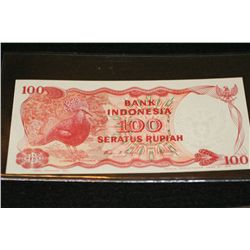 Foreign bank note, Bank Indonesia 100 Seratus Rupiah