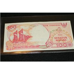 Foreign bank note, Bank Indonesia 100 Seratus Rupiah