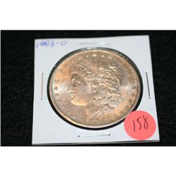 1883-O Silver Morgan one dollar