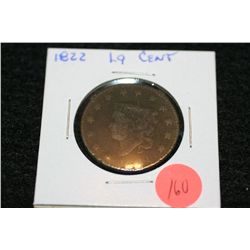 1822 Lrg one cent