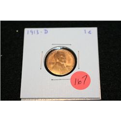 1913-D Wheat Back penny