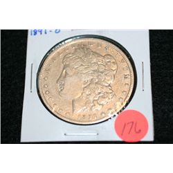 1891-O Silver Morgan one dollar
