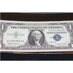 1957-B Silver Certificate, Blue Seal, #U42633623A