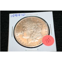 1884-O Silver Morgan one dollar