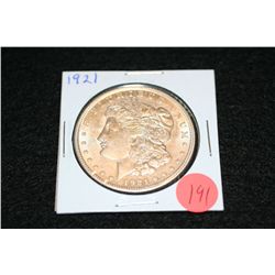 1921 Silver Morgan one dollar