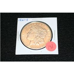 1921-S Silver Morgan one dollar