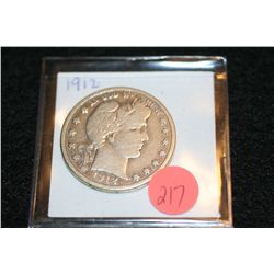 1912 Barber half dollar