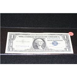 1957-A Silver Certificate, Blue Seal, #D97345114A