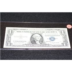 1957-A Silver Certificate, Blue Seal, #C20600810A