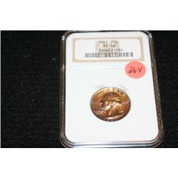 1961 Washington quarter, NGC graded, PF68