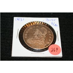 1831 Liberty Bust half dollar