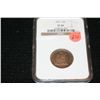 Image 1 : 1857 Seated Liberty quarter, NGC graded, XF40