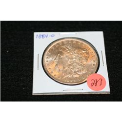 1884-O Silver Morgan one dollar