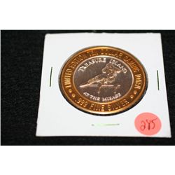 Treasure Island at the Mirage Casino limited edition $10 gaming token