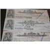 Image 1 : First Natl Bank of Cooperstown NY cancelled check, date 1909 for $262.18, date 1919 for $122.17 & da