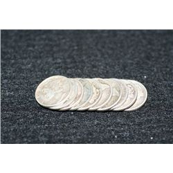 Mercury dime, various dates & conditions, lot of 10