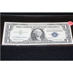 1957-B Silver Certificate, Blue Seal, #X15064125A