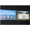 Image 1 : 1999 "Last Coins of the Millennium" & 1999 $1 bill