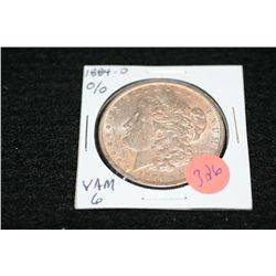 1884-O silver Morgan one dollar, O/O, VAM6
