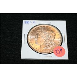 1881-O Silver Morgan one dollar