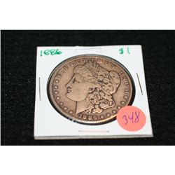 1886 Silver Morgan one dollar