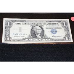 1957 Silver Certificate, Blue Seal, #R49236281A