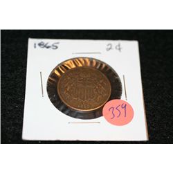 1865 Two Cent piece
