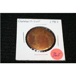 1787 Connecticut penny